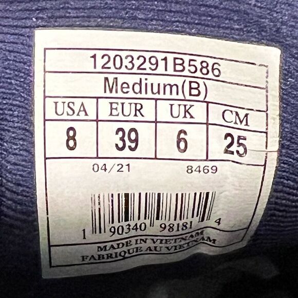 Womens BROOKS Adrenaline GTS 21 Purple Running Shoes / Size 8 Medium - Picture 8 of 9